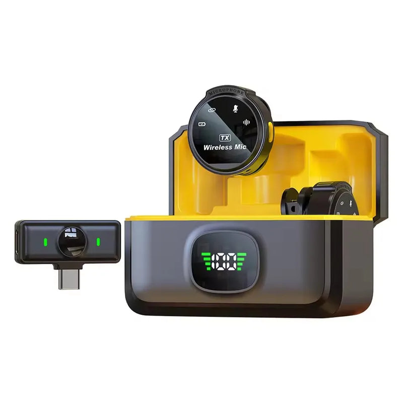 Xiaomi J6 Microfone De Lapela duplo Sem Fio iphone ios/android tipo-c